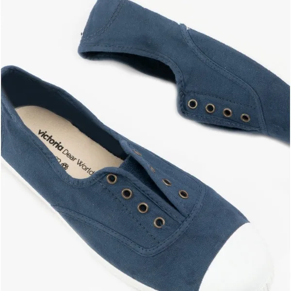 1915 INGLESA DREC Womens Canvas Pumps Blue