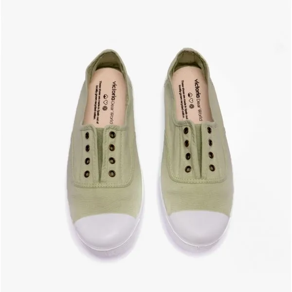 1915 INGLESA DREC Womens Canvas Pumps Wasabi
