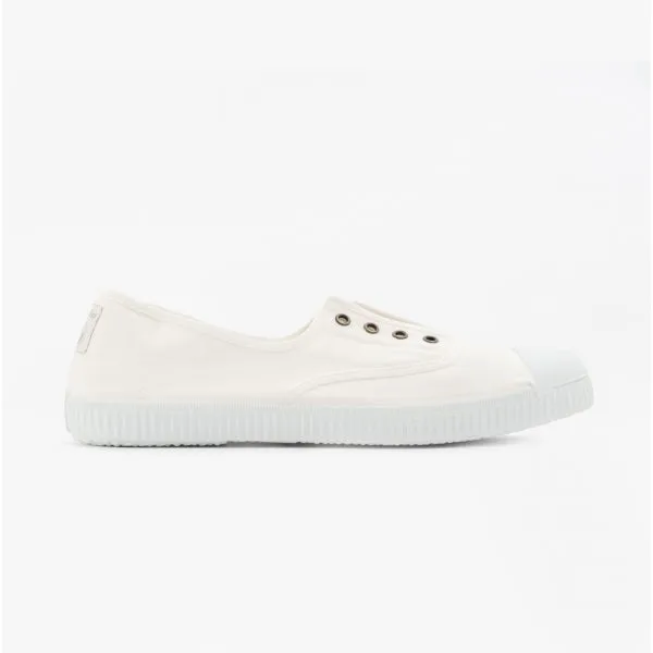 1915 INGLESA DREC Womens Canvas Pumps White