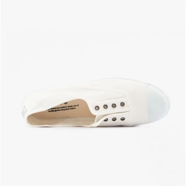 1915 INGLESA DREC Womens Canvas Pumps White