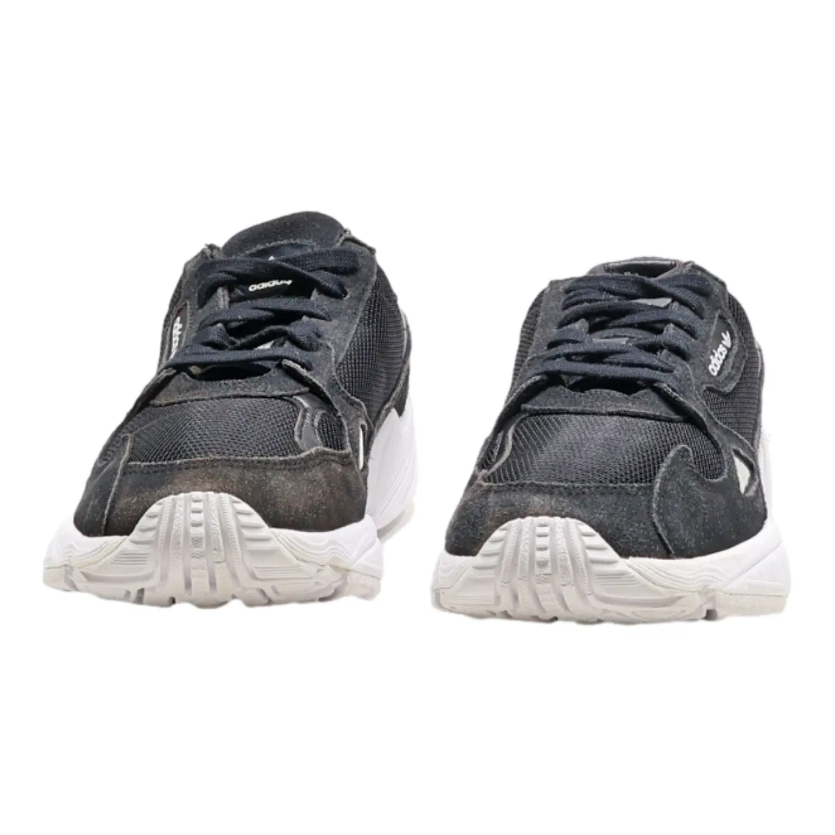 ADIDAS Falcon 2018 Sneaker Trainers Black Canvas Womens UK 7