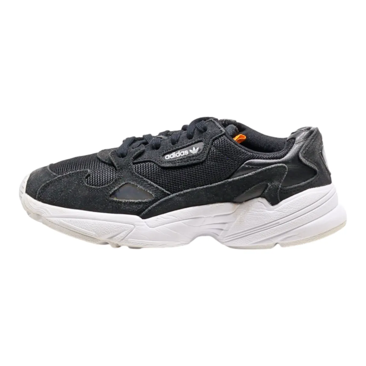 ADIDAS Falcon 2018 Sneaker Trainers Black Canvas Womens UK 7