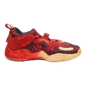 ADIDAS Lunar New Year Issue #3 D.O.N Sneaker Trainers Red Canvas Mens UK 7.5