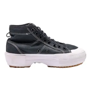 ADIDAS Nizza Platform Trainers Black Canvas Womens UK 5