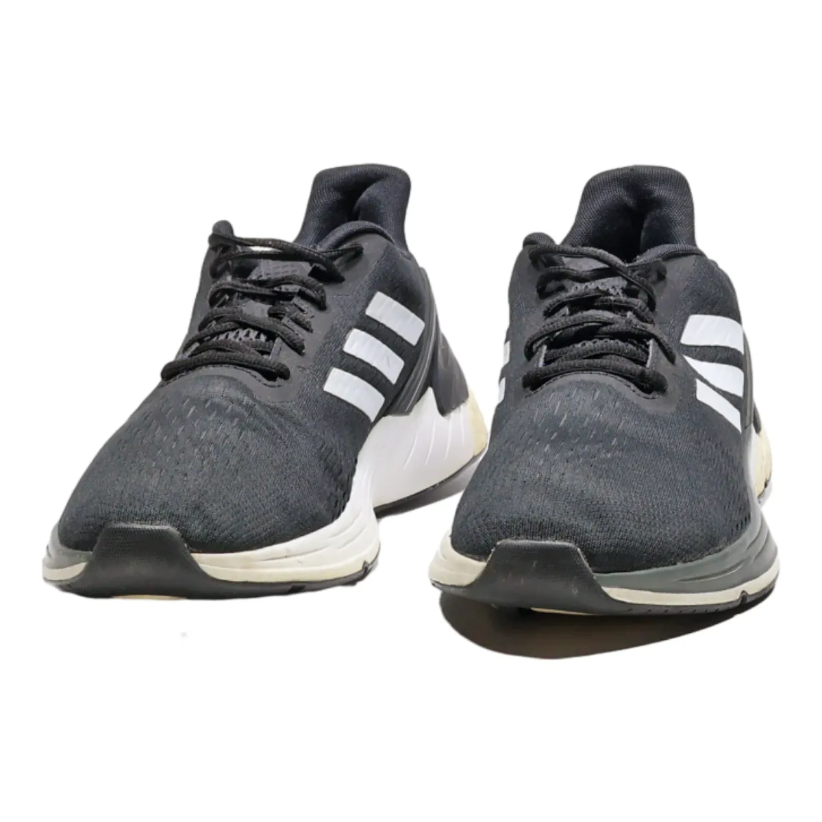 ADIDAS Response Super Sneaker Trainers Black Canvas Mens UK 10.5