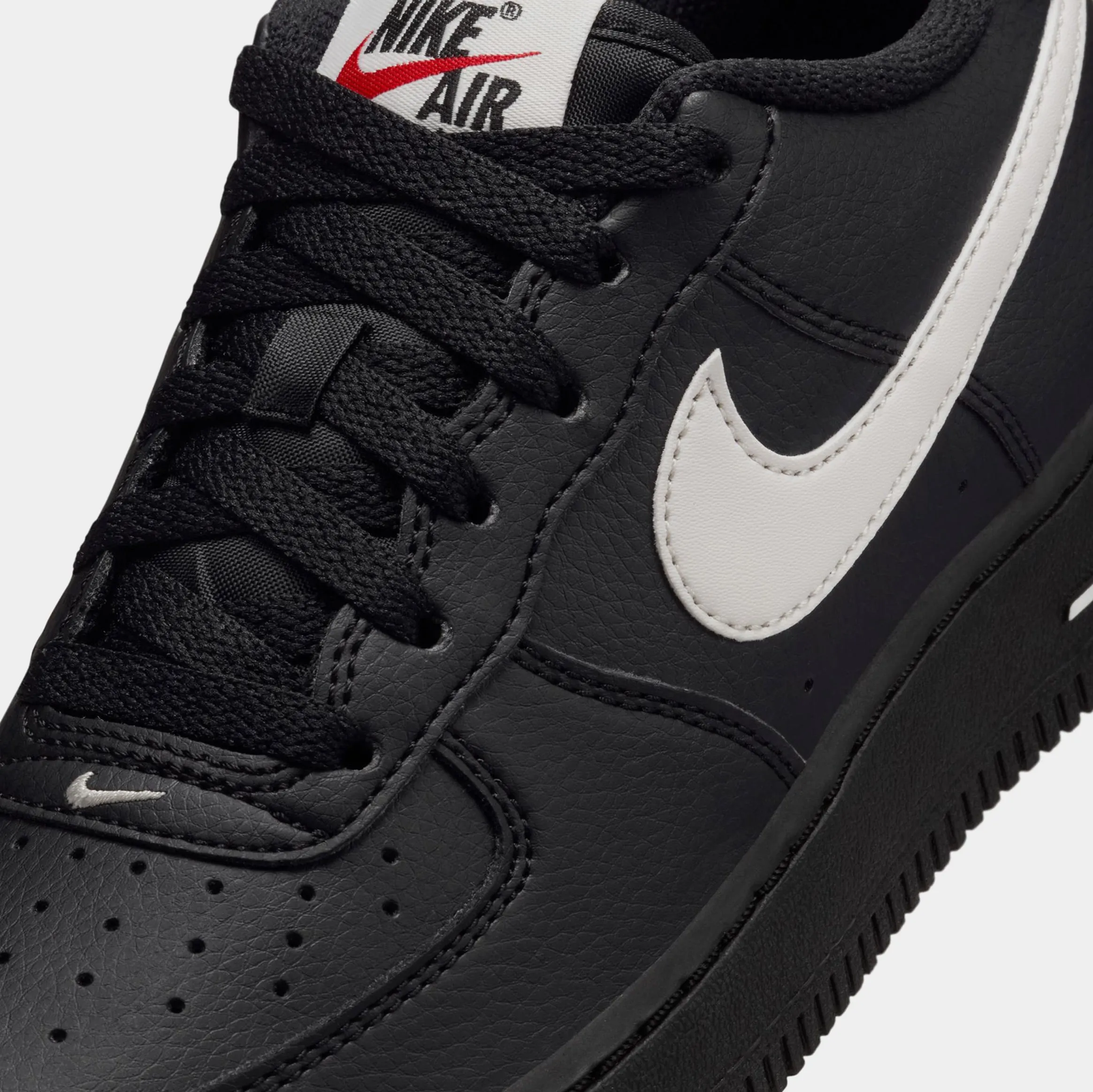 Air Force 1 Low Grade School Lifestyle Shoes (Black/Phantom)