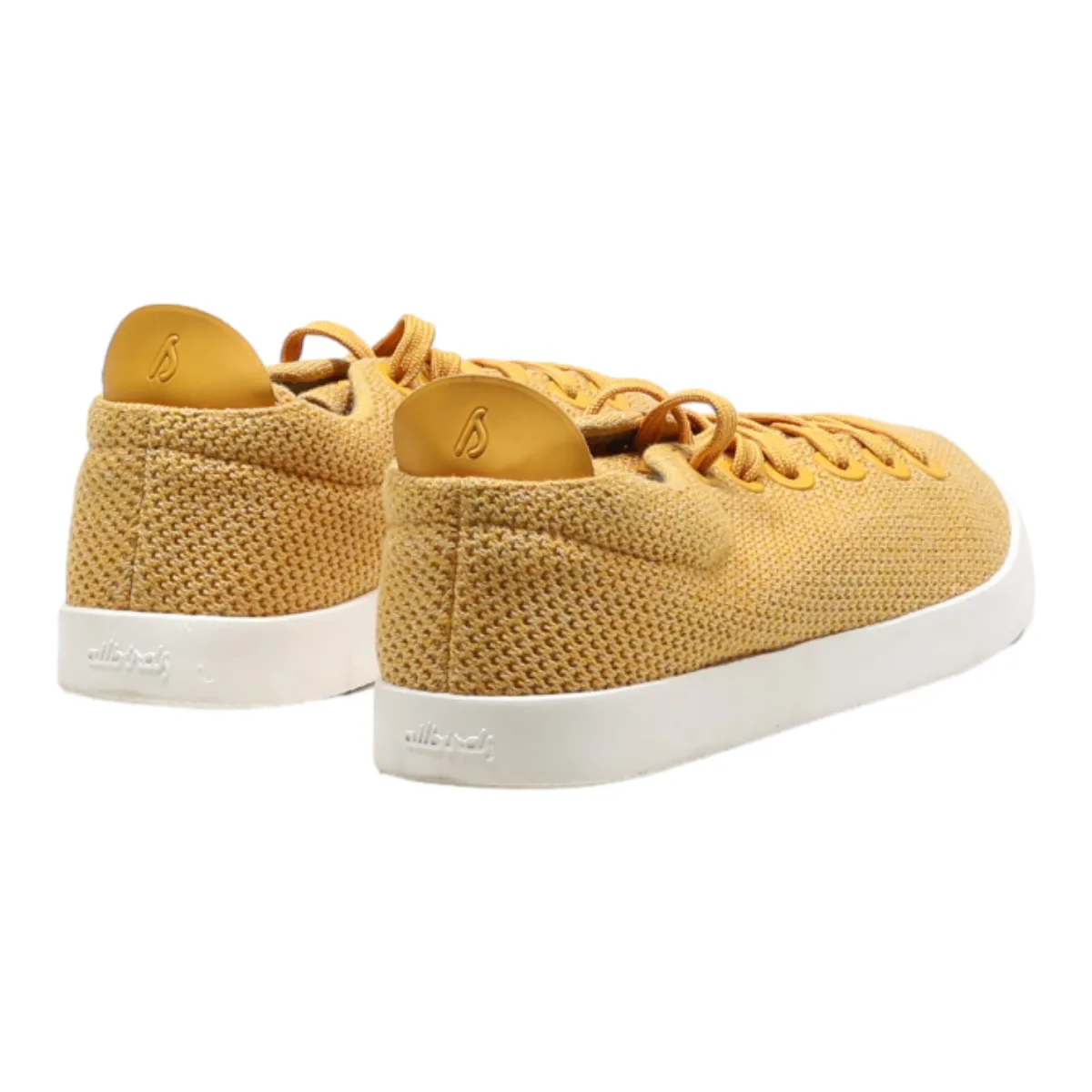 ALLBIRDS Low Top Trainers Orange Canvas Womens UK 7