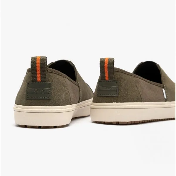 ALPARGATA TERRAIN Mens Canvas Slip On Green