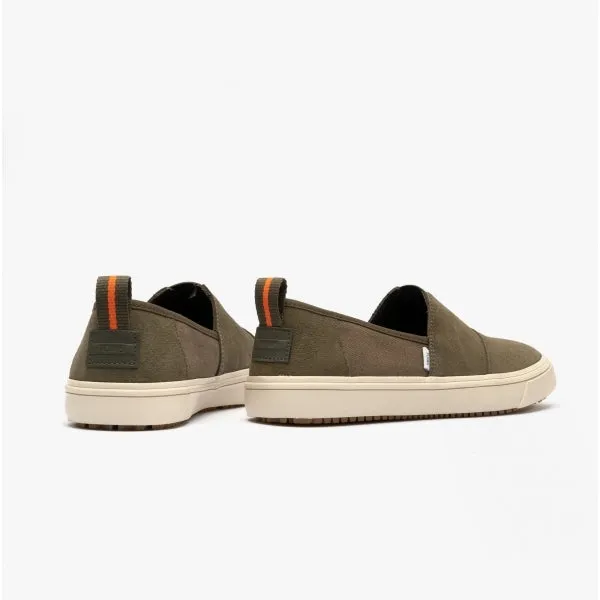 ALPARGATA TERRAIN Mens Canvas Slip On Green