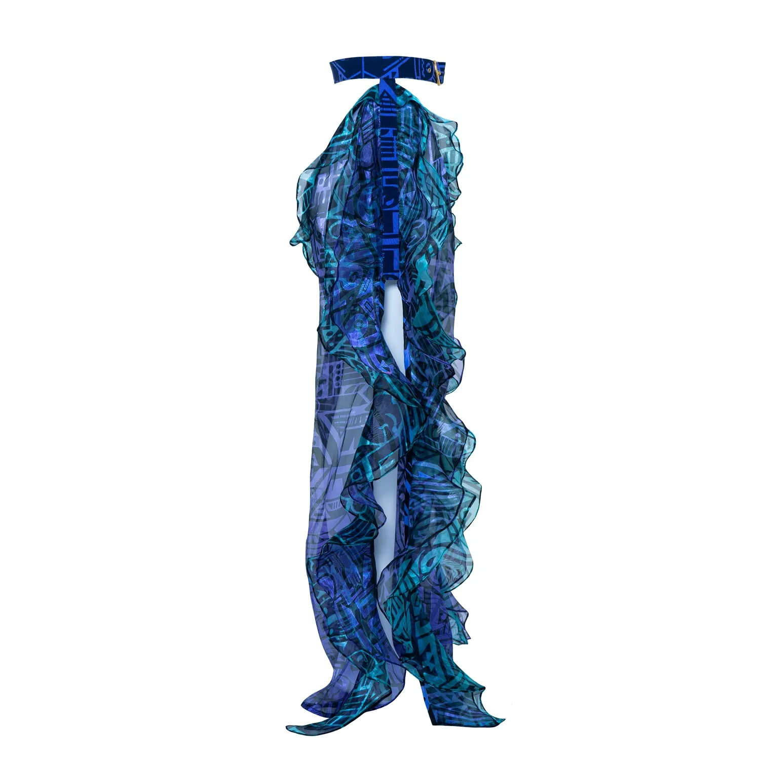 BAM-BAM COWGURL CHAPS, PURPLE & TURQUOISE