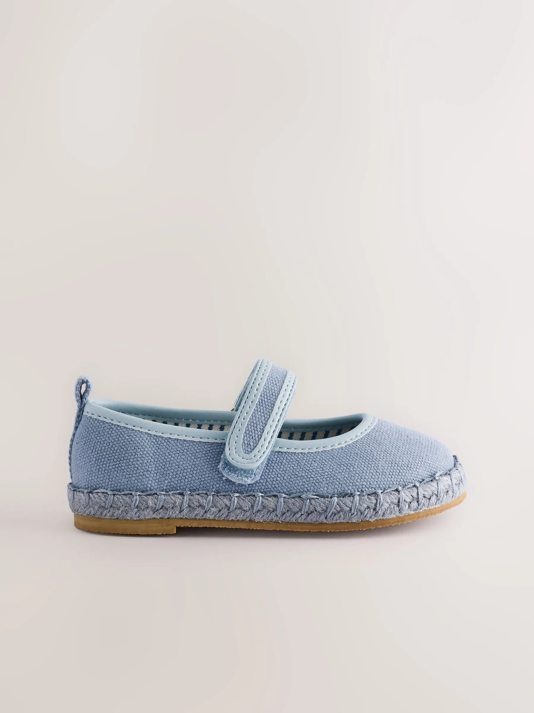 Blue Touch Fastening Espadrilles Shoes