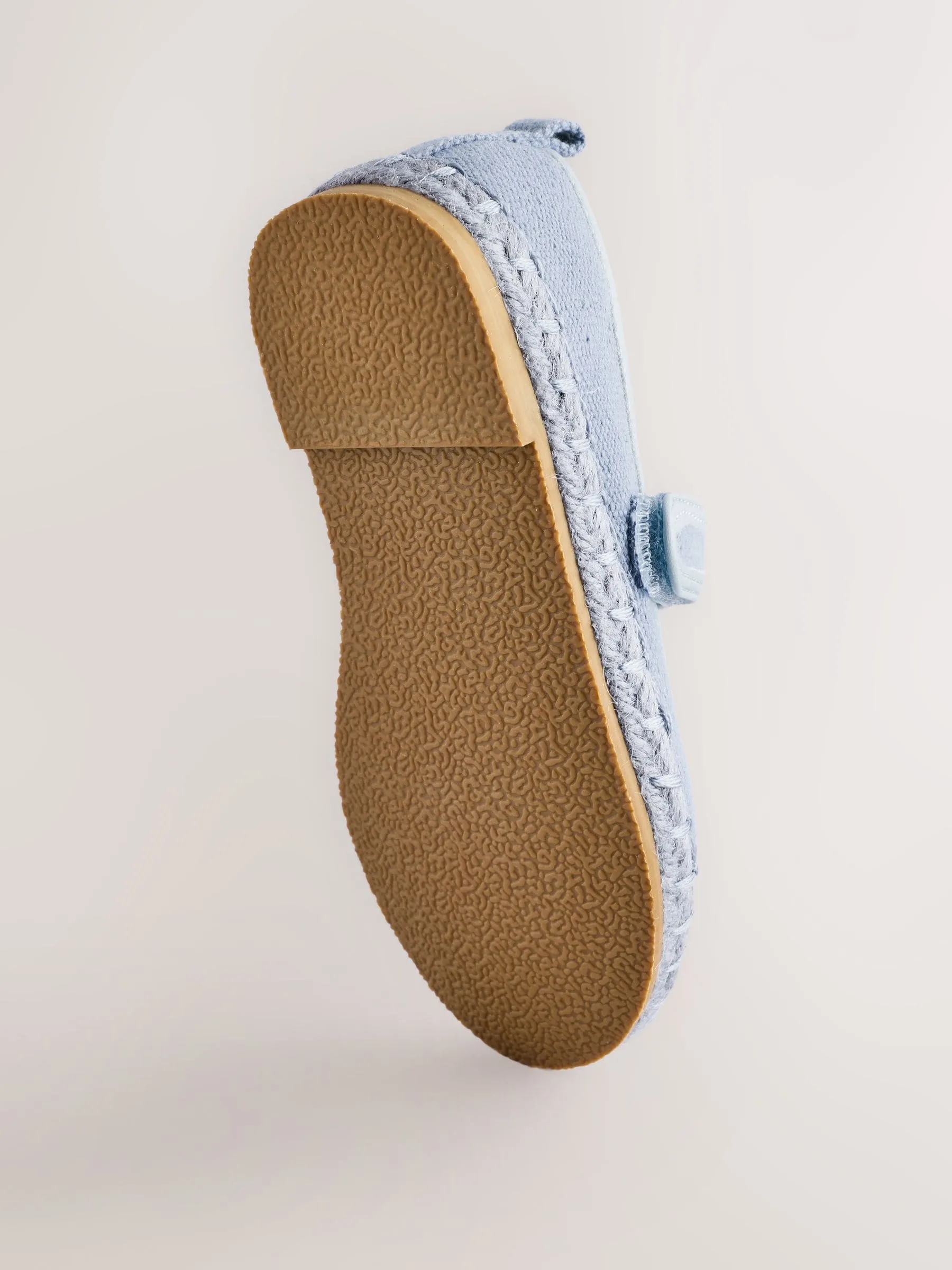 Blue Touch Fastening Espadrilles Shoes