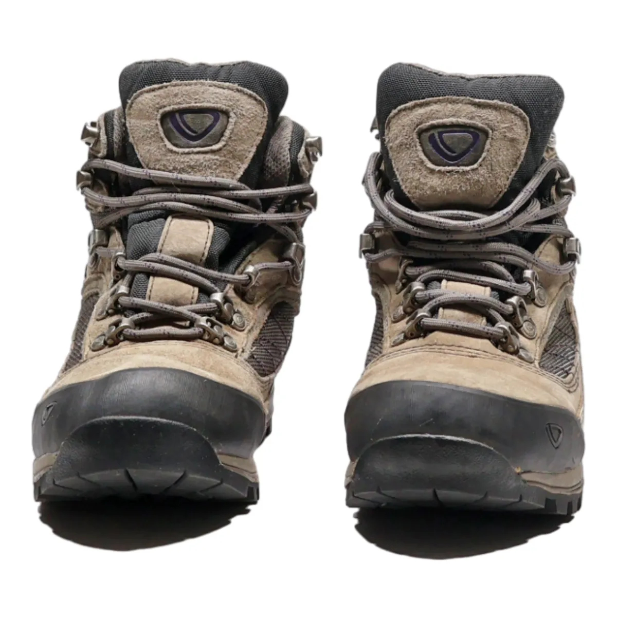 BRASHER Hiking Boots Brown Canvas Womens UK 5