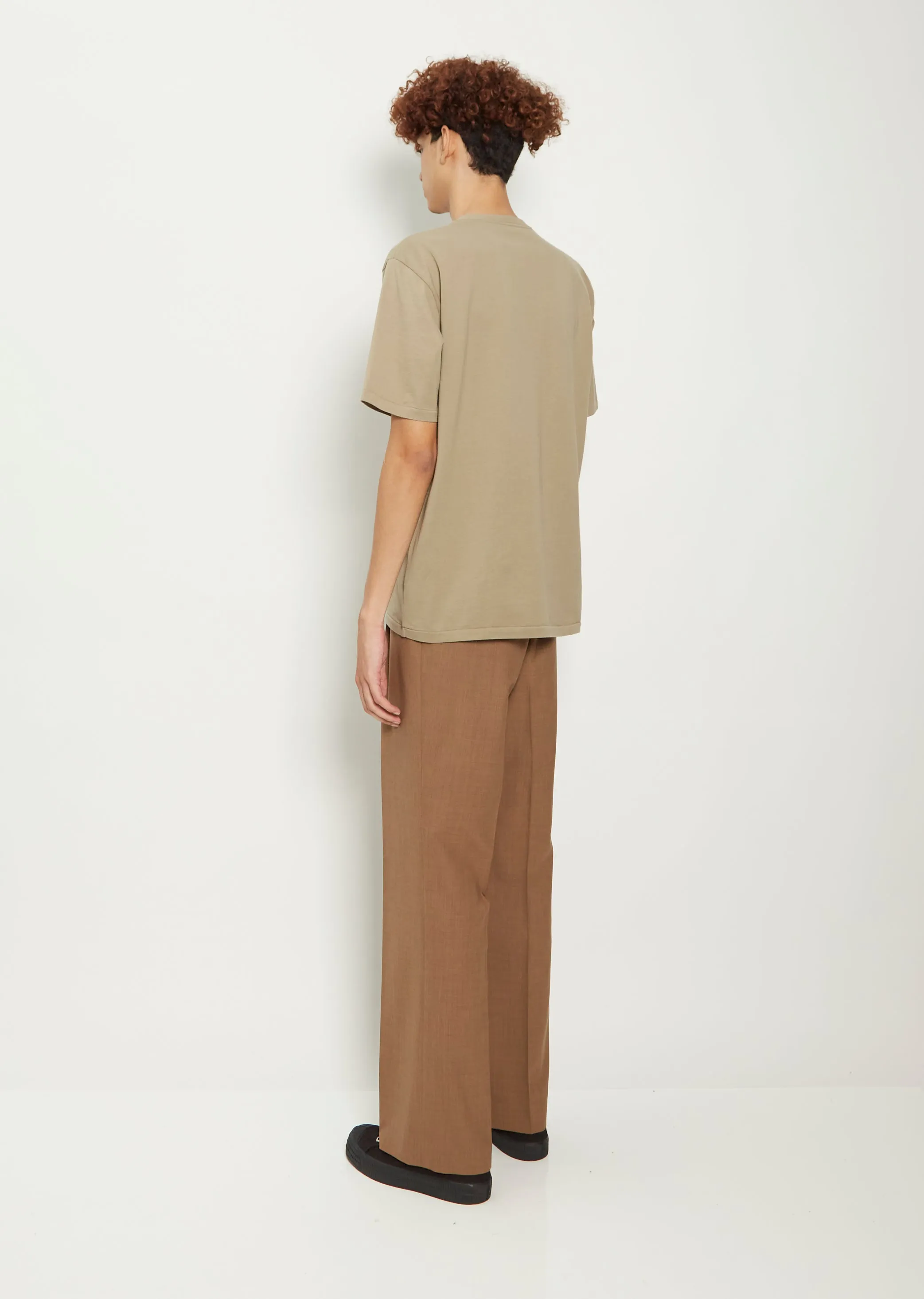 Men's Luster Plaiting Tee — Khaki Grey