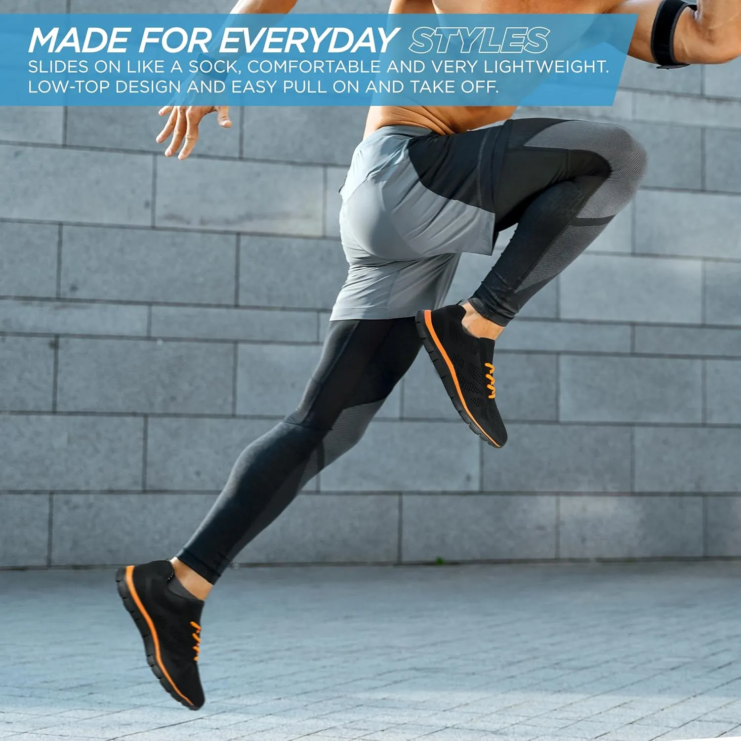 Mens Mesh Running Trainers Athletic Walking Gym Shoes Sport Run