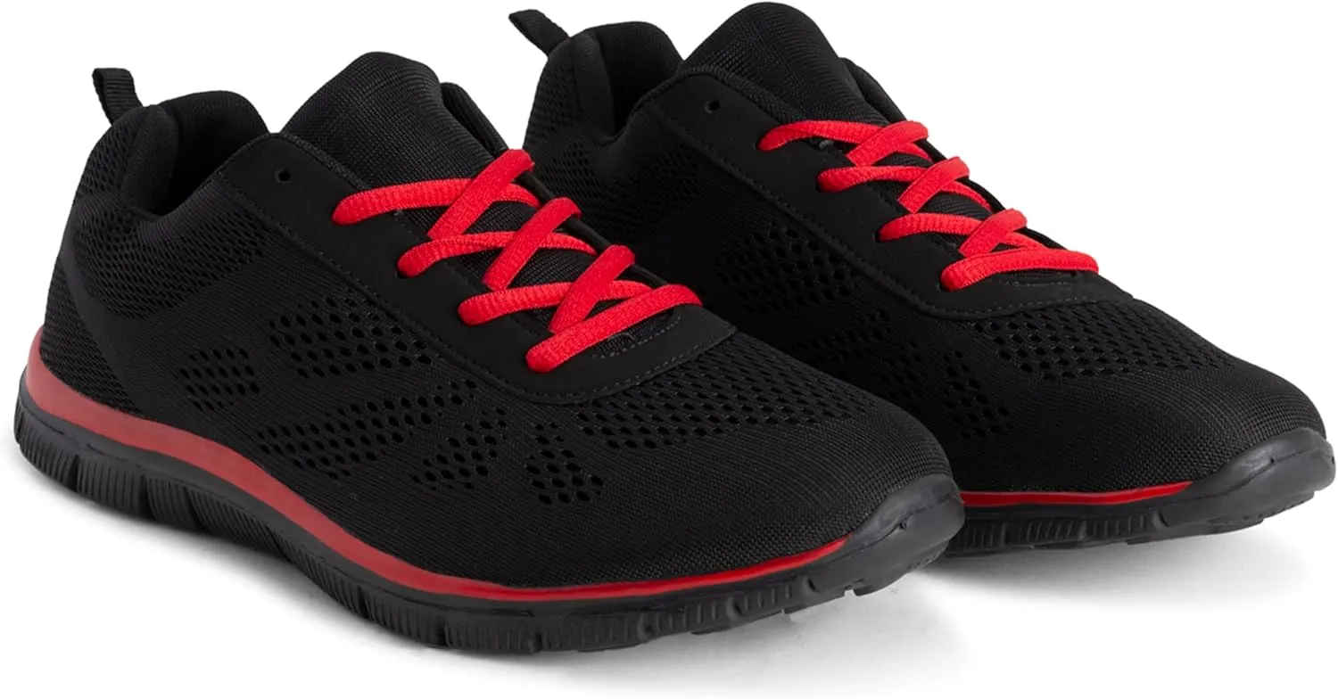Mens Mesh Running Trainers Athletic Walking Gym Shoes Sport Run