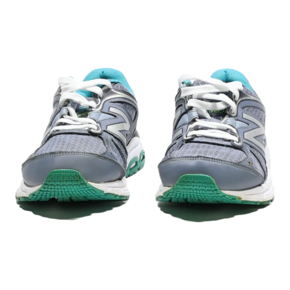 NEW BALANCE Sneaker Trainers Blue Canvas Womens UK 6