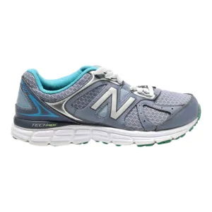 NEW BALANCE Sneaker Trainers Blue Canvas Womens UK 6