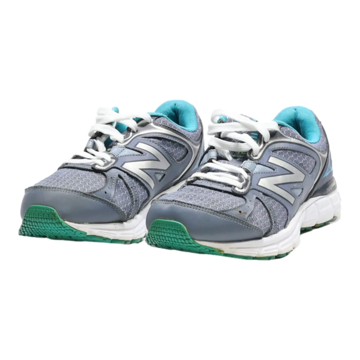 NEW BALANCE Sneaker Trainers Blue Canvas Womens UK 6