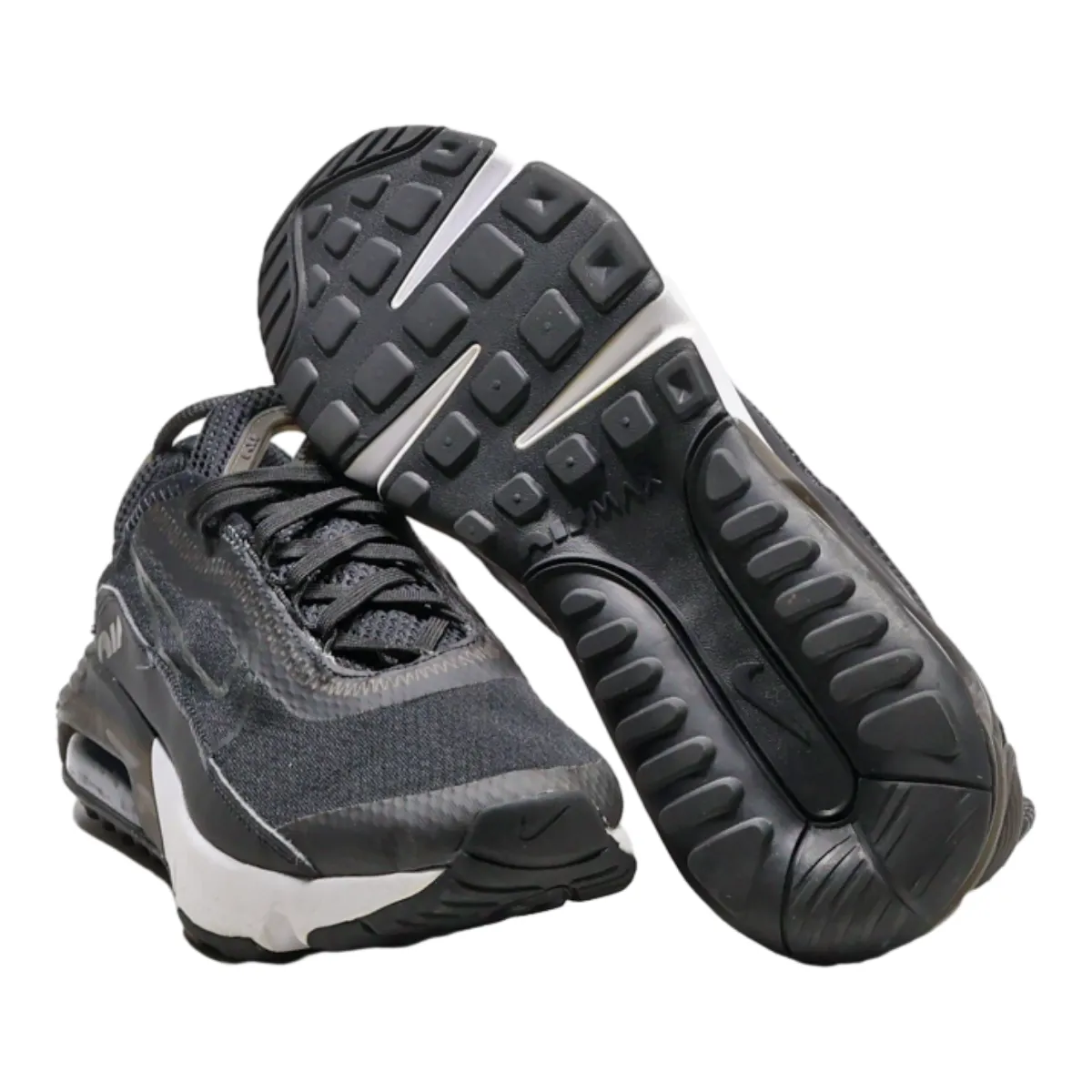 NIKE Air Max 2090 Sneaker Trainers Black Canvas Boys UK 5.5
