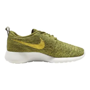 NIKE Sneaker Trainers Green Canvas Womens UK 4