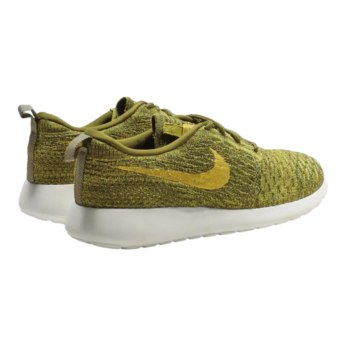 NIKE Sneaker Trainers Green Canvas Womens UK 4