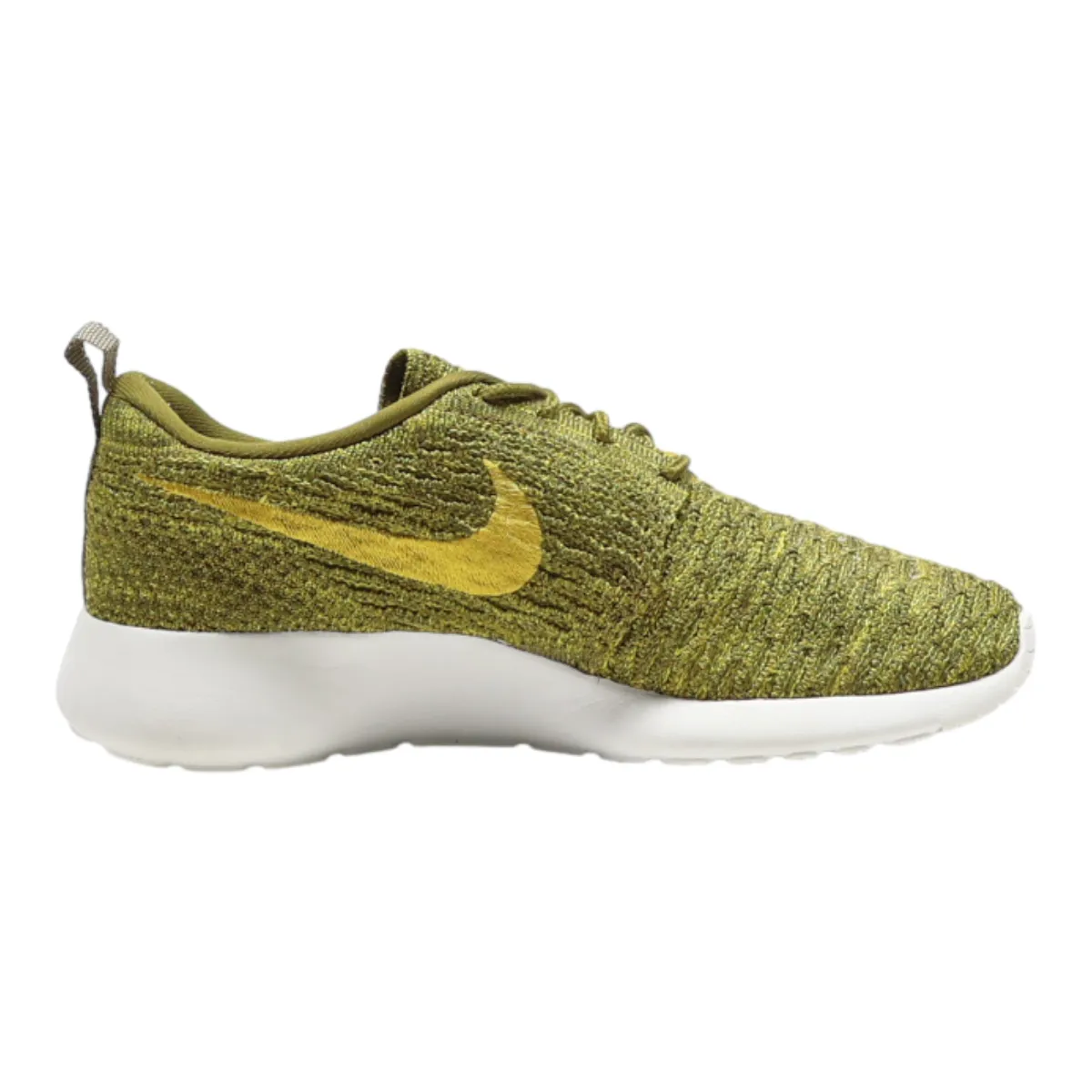 NIKE Sneaker Trainers Green Canvas Womens UK 4
