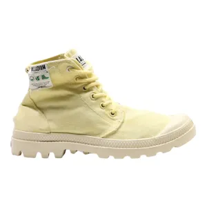 PALLADIUM Ankle Boots Yellow Canvas Womens UK 6