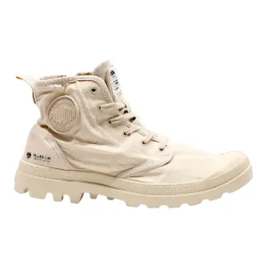 PALLADIUM High Top Trainers Beige Canvas Womens UK 7