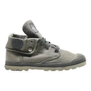 PALLADIUM High Top Trainers Grey Canvas Womens UK 6.5