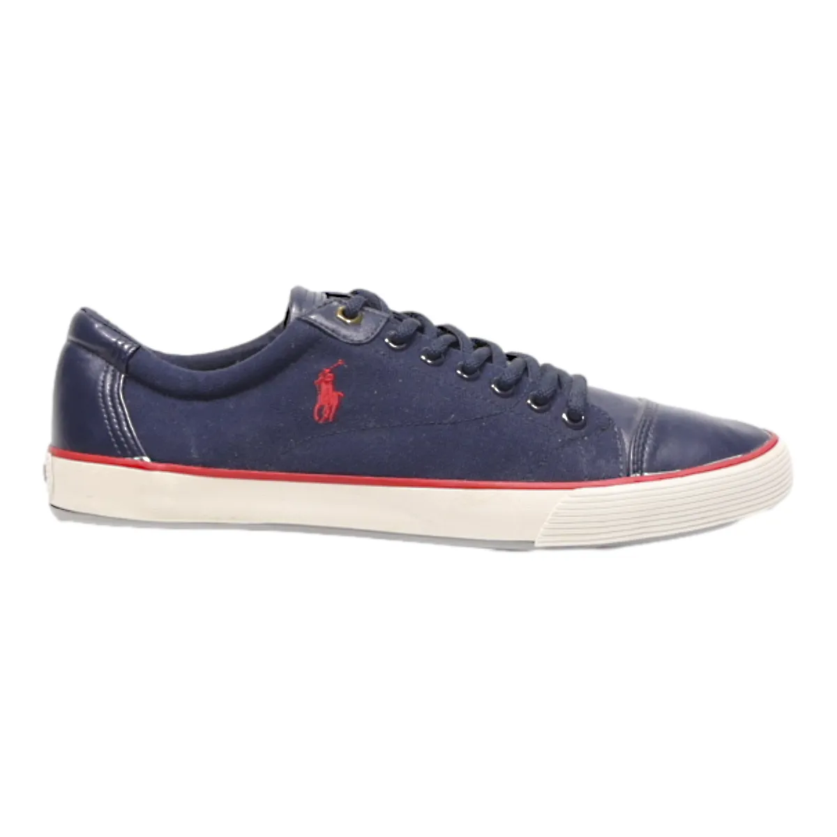 POLO RALPH LAUREN Sneaker Trainers Blue Canvas Mens UK 9