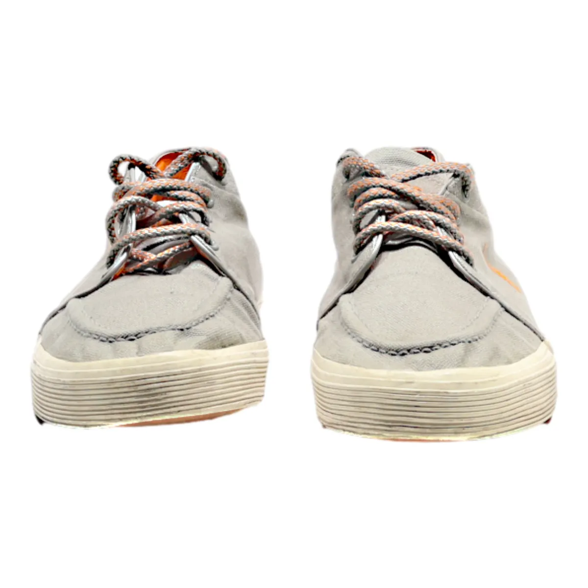 POLO RALPH LAUREN Sneaker Trainers Grey Canvas Mens UK 9