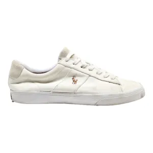 POLO RALPH LAUREN Sneaker Trainers White Canvas Mens UK 9