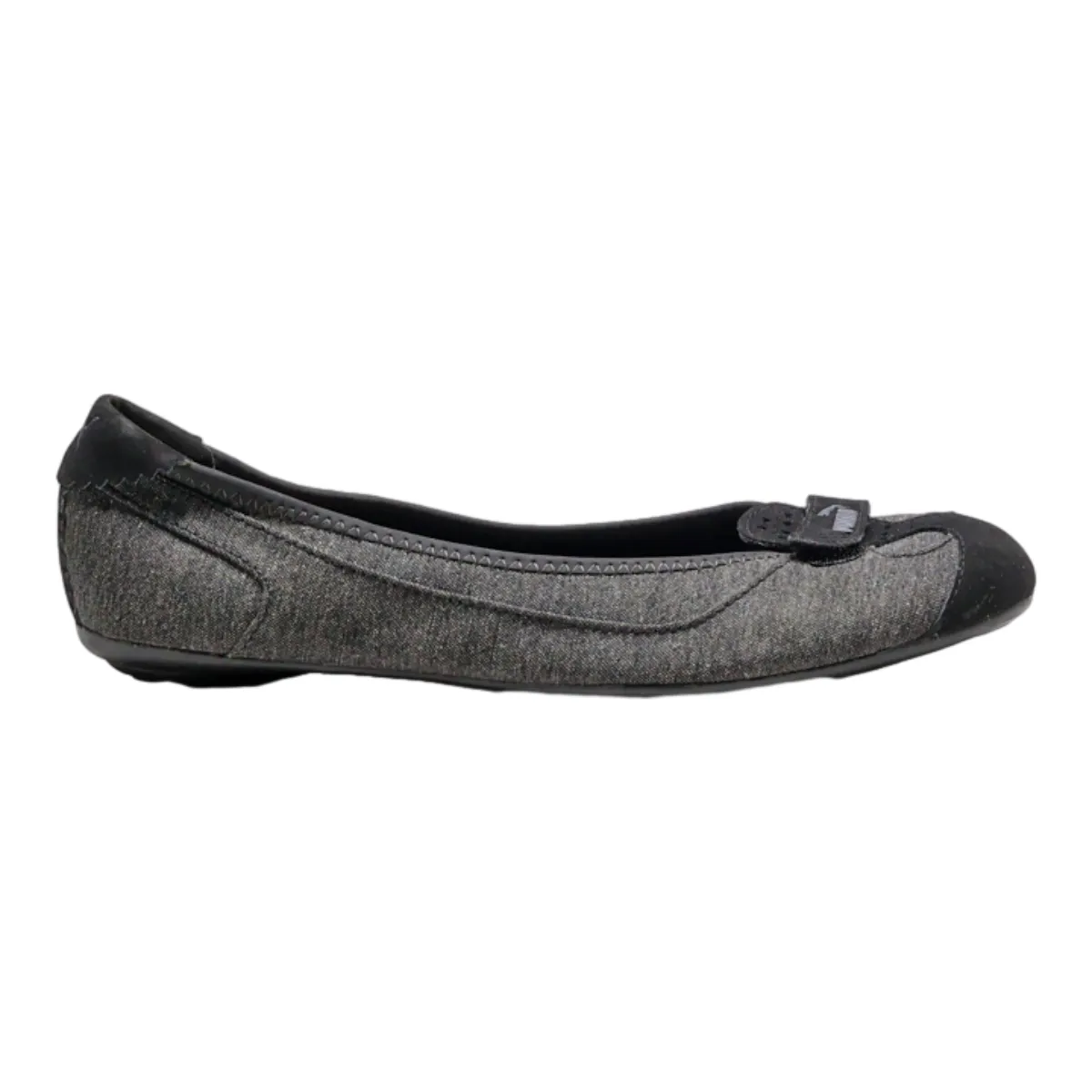 PUMA Ballet Shoes Grey Canvas Womens UK 6