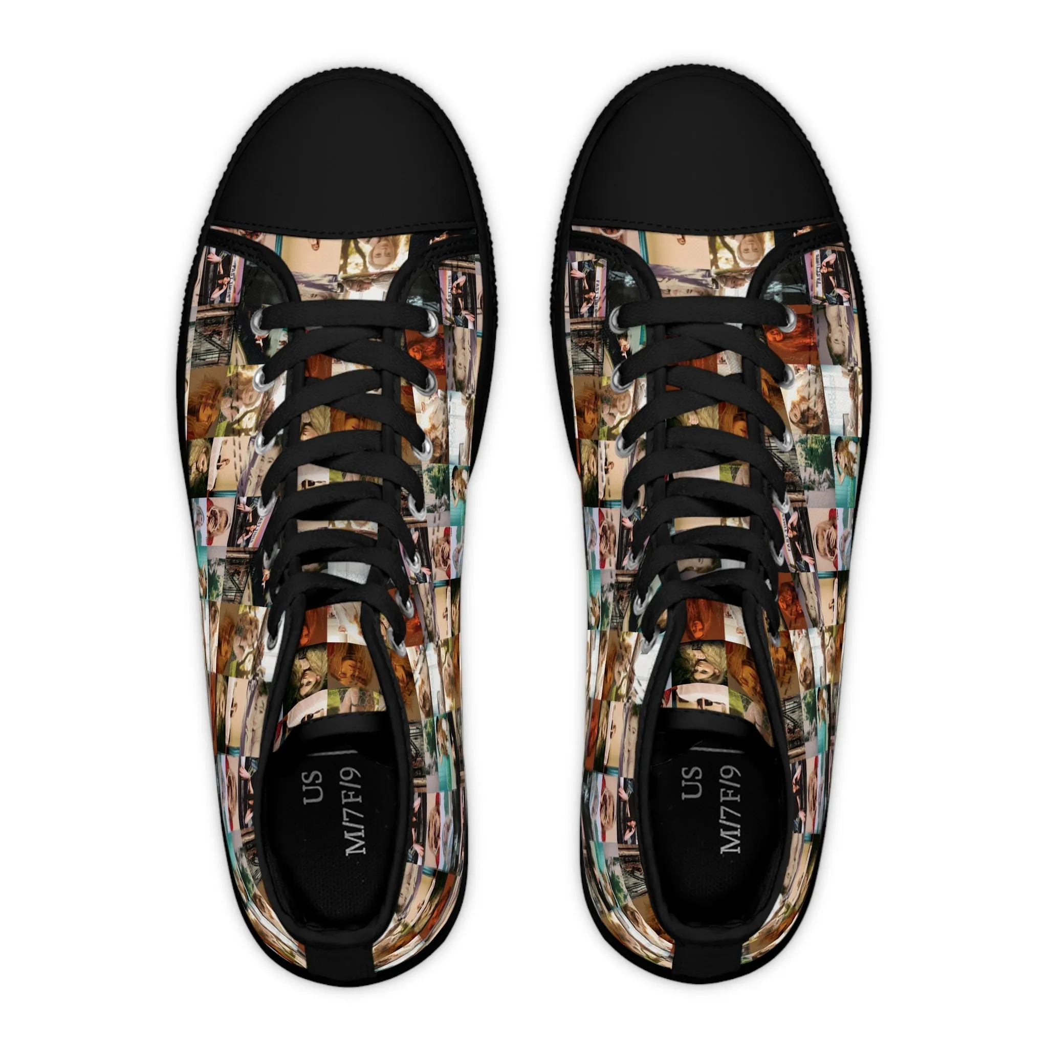 Sabrina Carpenter Album Cover Collage Women's High Top Sneakers