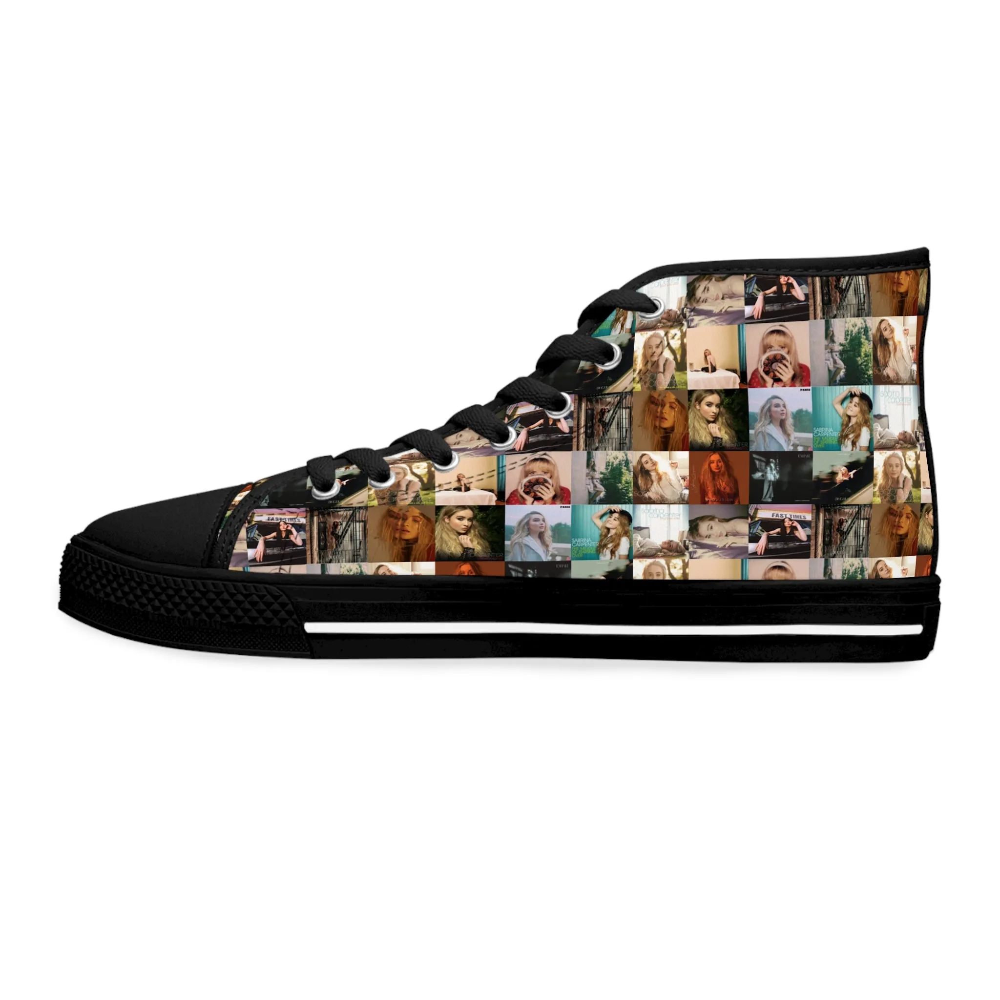 Sabrina Carpenter Album Cover Collage Women's High Top Sneakers