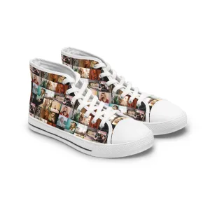 Sabrina Carpenter Album Cover Collage Women's High Top Sneakers