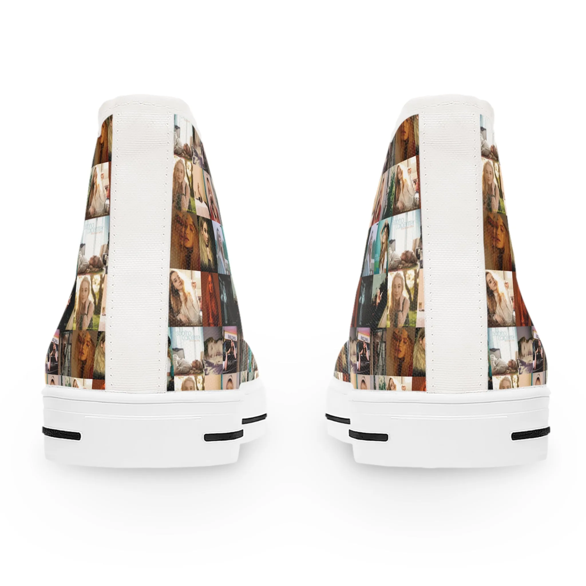 Sabrina Carpenter Album Cover Collage Women's High Top Sneakers