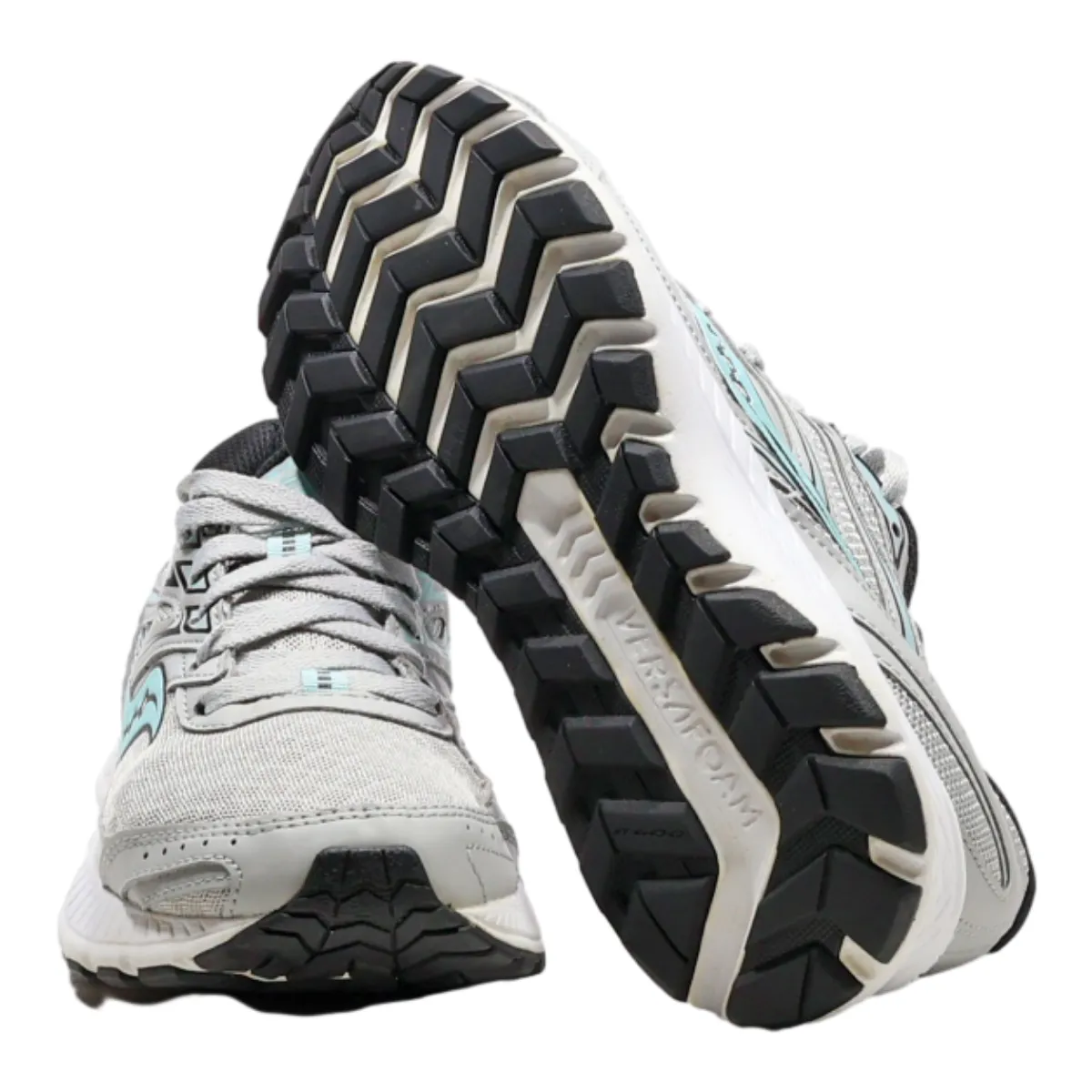 SAUCONY Sneaker Trainers Grey Canvas Womens UK 5