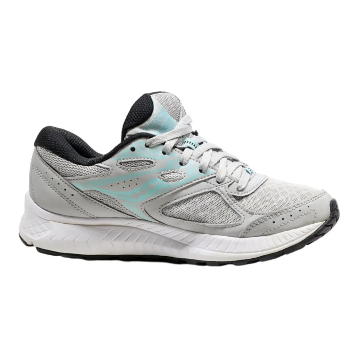 SAUCONY Sneaker Trainers Grey Canvas Womens UK 5