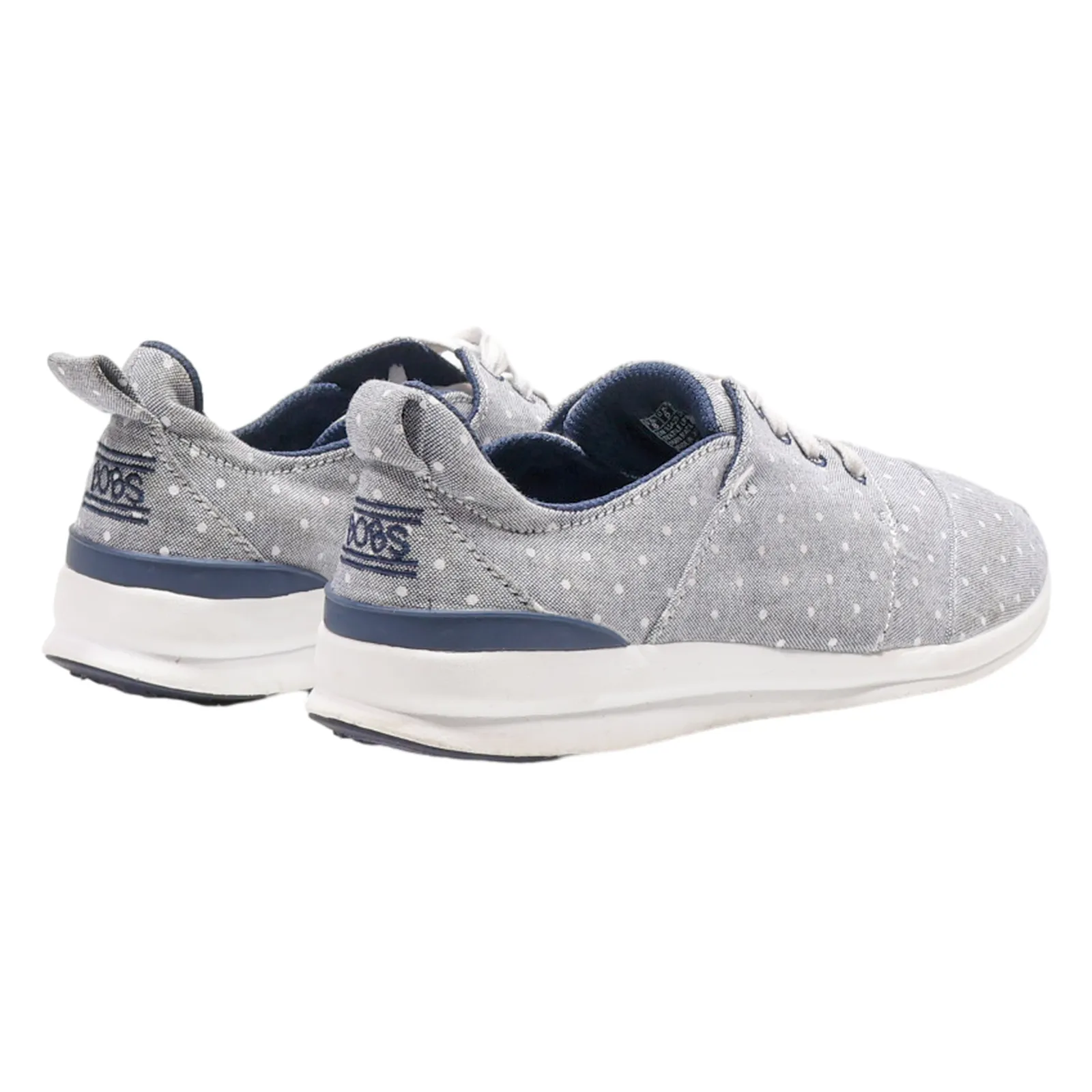 SKECHERS Sneaker Trainers Grey Canvas Womens UK 5