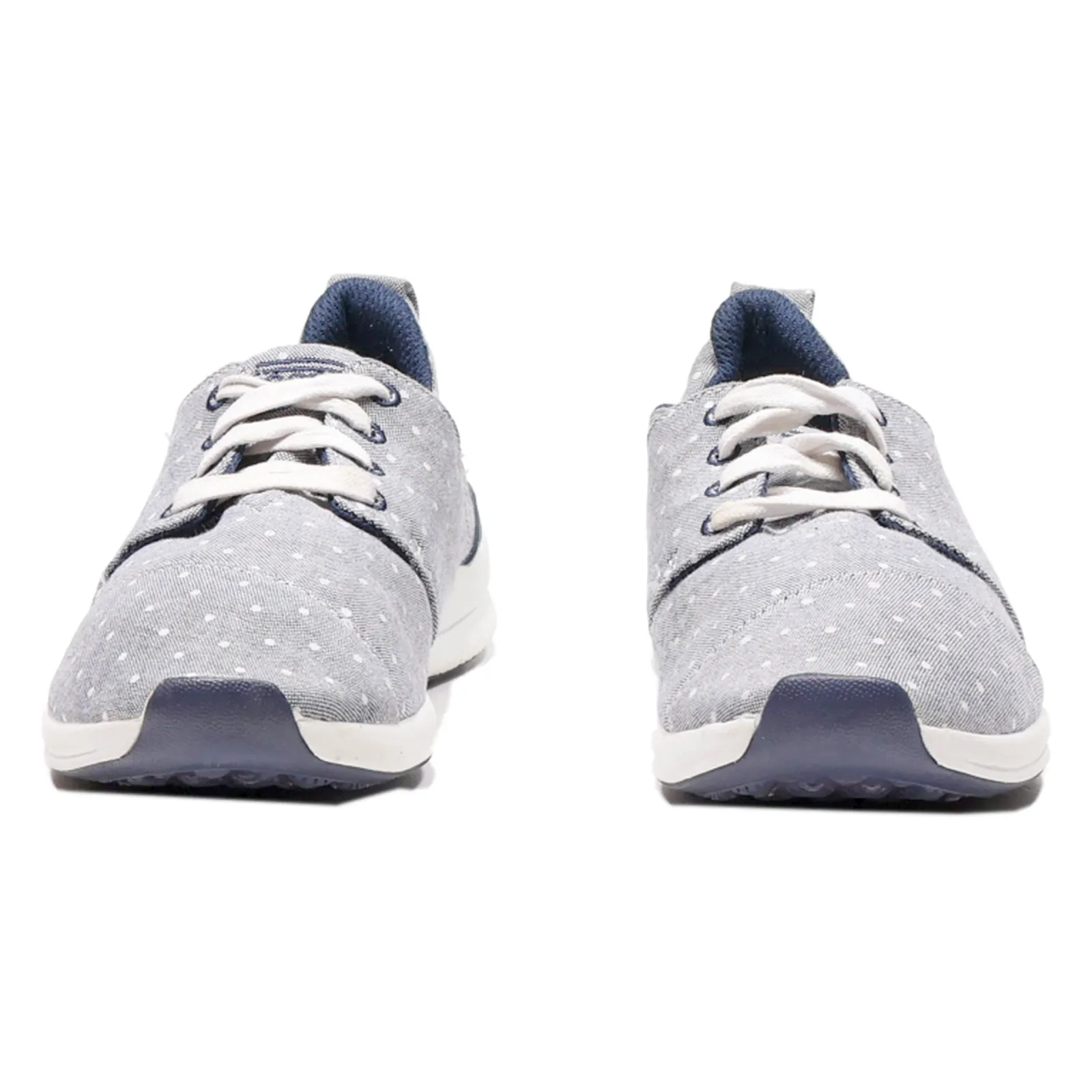 SKECHERS Sneaker Trainers Grey Canvas Womens UK 5
