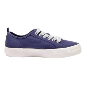 S.OLIVER Low Top Trainers Blue Canvas Mens UK 8