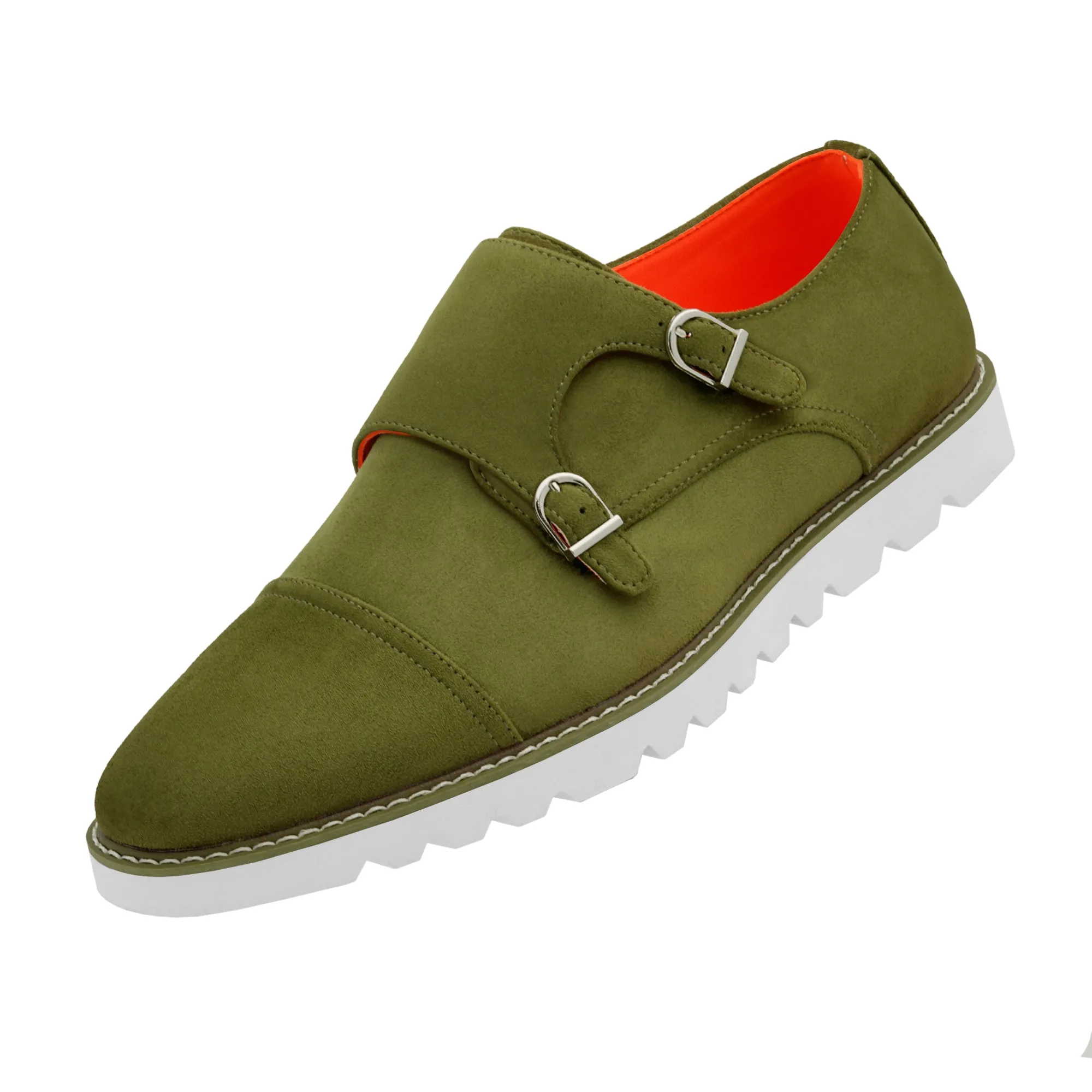 The Freshman S TAYNO Suede Double Monk Strap Oxford Sneaker