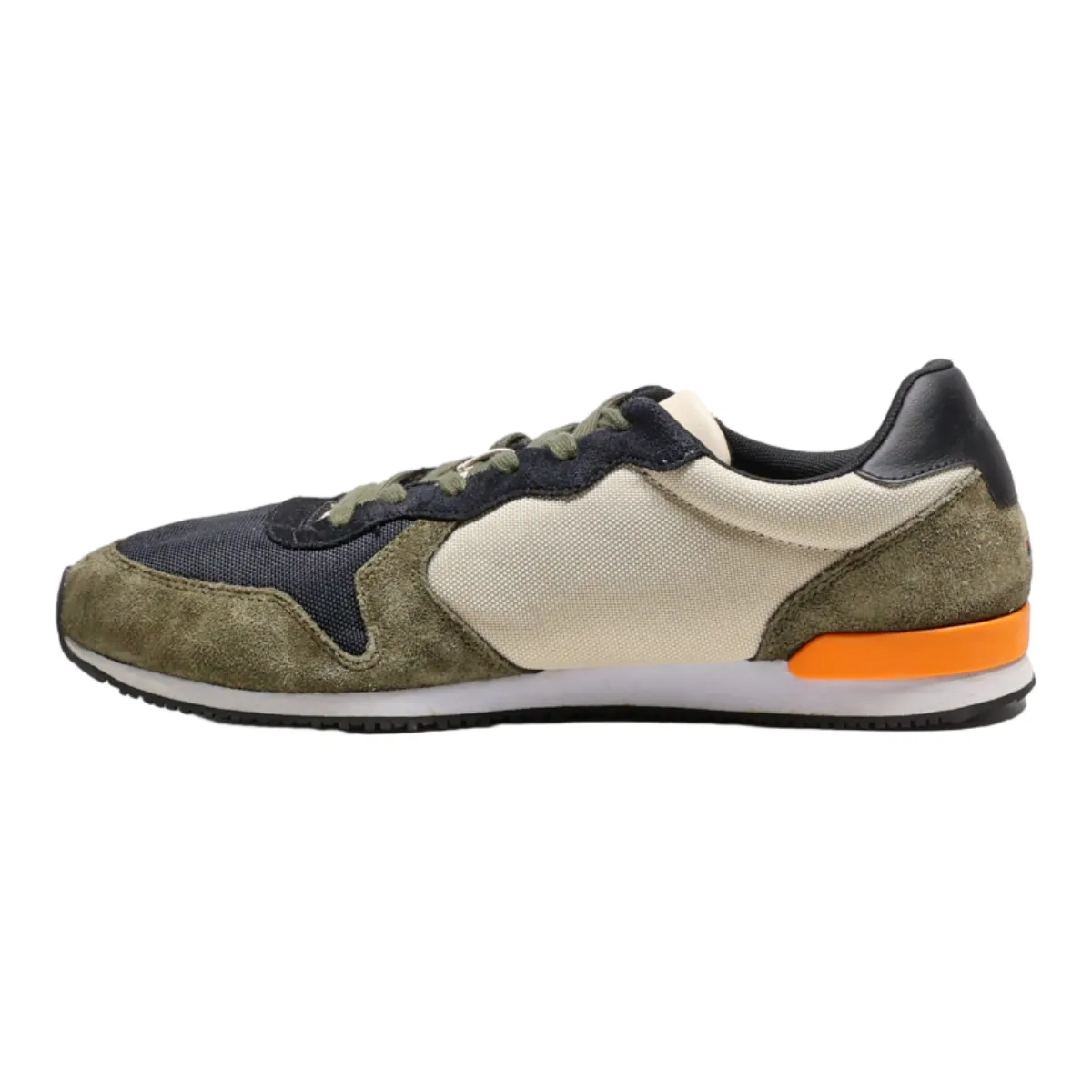TOMMY HILFIGER Sneaker Trainers Beige Canvas Mens UK 11