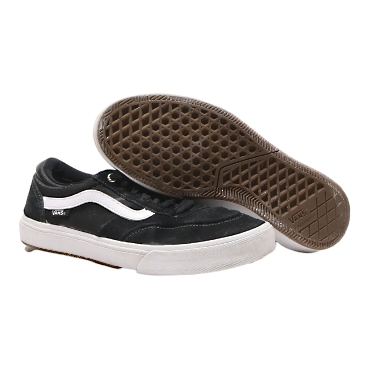 VANS Authentic Low Top Trainers Black Canvas Mens UK 5.5