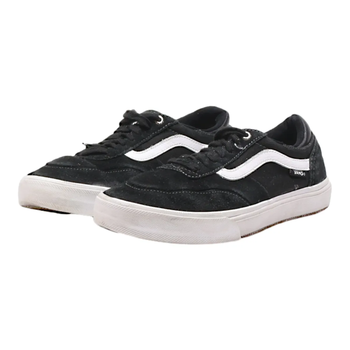 VANS Authentic Low Top Trainers Black Canvas Mens UK 5.5