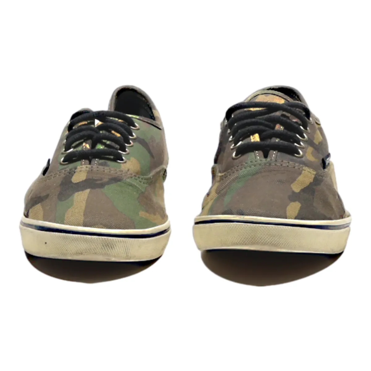 VANS Camo Sneaker Trainers Green Canvas Womens UK 6.5