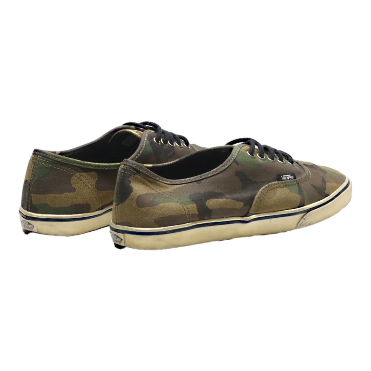 VANS Camo Sneaker Trainers Green Canvas Womens UK 6.5