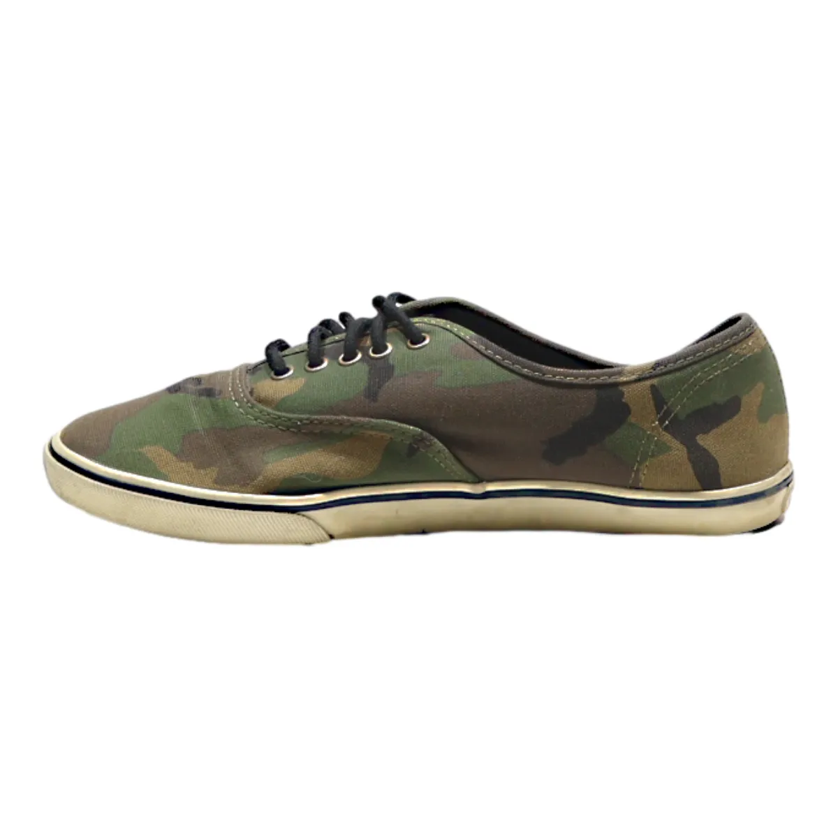 VANS Camo Sneaker Trainers Green Canvas Womens UK 6.5